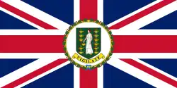 Flag of the governor of the British Virgin Islands