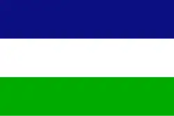 blue-white-green flag (c. 1861)