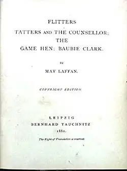 "Flitters Tatters and the Counsellor The Game Hen, Baubie Clark"