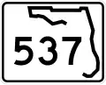 State Road 537 marker