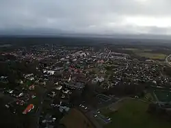 Aerial photo of Gråbo in 2024