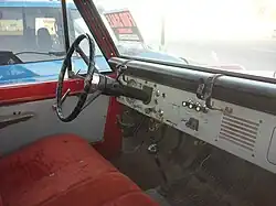 1966–1967 Bronco pickup interior