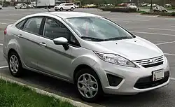 2011 Ford Fiesta S sedan (US)