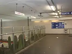 Cacti on the mezzanine at Fort d'Aubervilliers