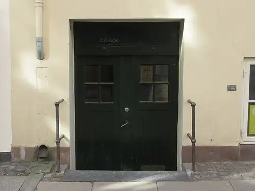 Basement entrance in Admiralgade
