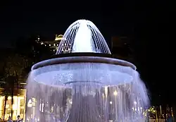 Evening fountain