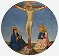 Roundel of the Crucifixion and the Coronation of the Virgin by Angelico