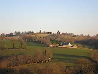 The village of Saint-Martin, the highest point of Manche