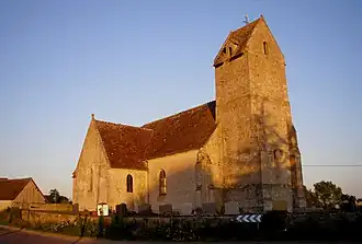 The church in Neauphe-sur-Dive