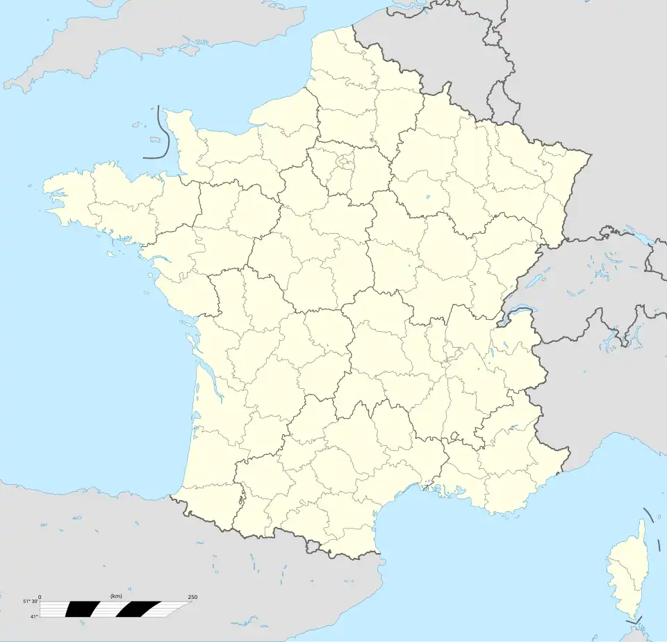 Bordeaux is located in France