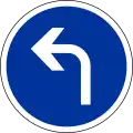 Turn left ahead