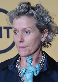 Photo of Frances McDormand at 21st Annual Screen Actors Guild Awards.