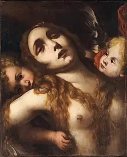 Mary Magdalene in Ecstasy, oil on canvas, priv. col.