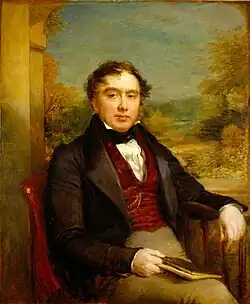 Portrait of Francis Baring by John Linnell