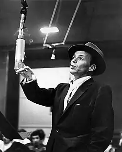 Image 2Frank Sinatra (c. 1955), an early pop album artist (from Album era)