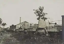 French artillery in action near Revigny.