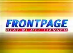 An image with several horizontal lines, in different shades of orange and yellow. The series title is displayed on the center of the image.