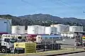 Fuel tanks at Port Road, Seaview.