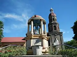 Altar of the Immaculate Concepcion at the church patio built in 2003