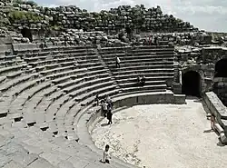 West Roman theatre at Gadara