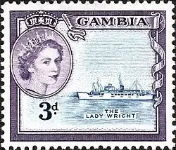 Depicting The Lady Wright (ship)
