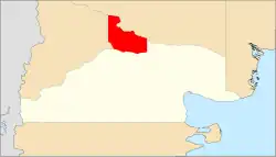 Location of General Roca