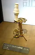 George Adams microscope in the National Museum of Nature and Science, Tokyo