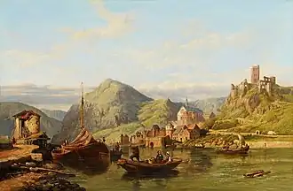 Beilstein on the Moselle (1855)