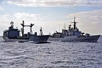 Aliseo refueling with Spessart on 12 February 2015.