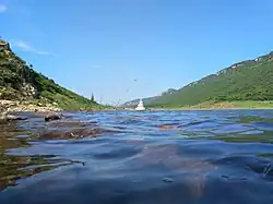 Lake in Rajgir Hills