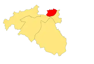 Location of the ward