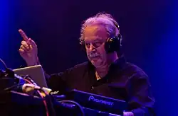 Image 53Giorgio Moroder, pioneer of Italo disco and electronic dance music, is known as the "Father of disco". (from Culture of Italy)