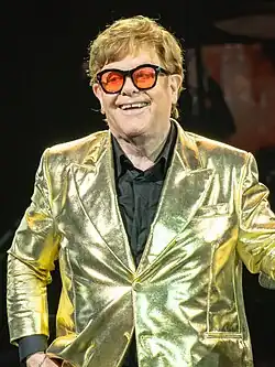 Elton John at the Cannes Film Festival, 2019.
