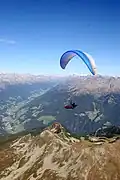 Paragliding in the Speikboden region