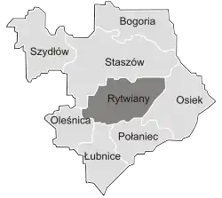 Location of Gmina Rytwiany