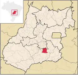 Location in Goiás state
