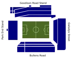 Exploded view drawing of Goodison Paek