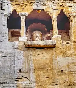 47 feet (14&nbsp;m) Pārśvanātha statue in lotus position, Gopachal