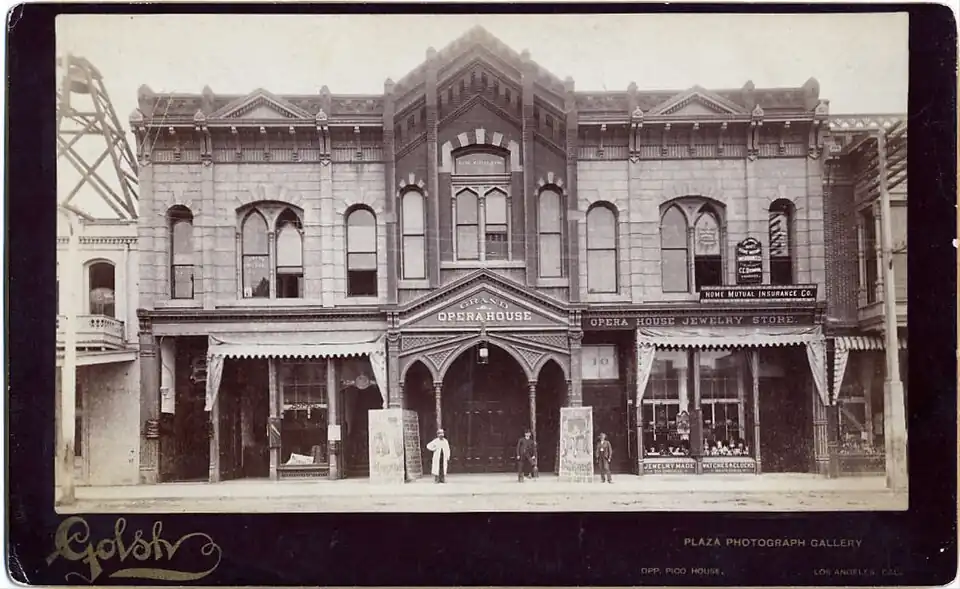 Grand Opera House, 110 S. Main, c. 1884–1893