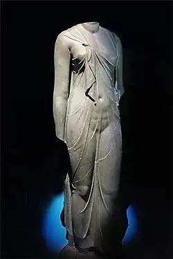Statue of Queen Arsinoe II of the Ptolemaic Dynasty in Egypt (3rd century B.C.)