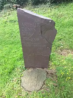 Grave of racing driver Arthur Gill