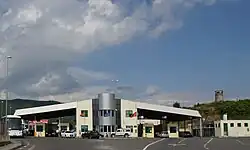 Albania-Montenegro border in Sukobin