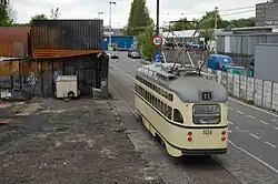 PCC-car 1024 at the Haarlemmermeer station.