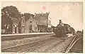 Steam locomotive at the old station
