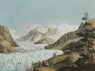 Mer de Glace, 1781