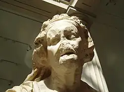 Old market woman, Roman artwork after a Hellenistic original of the 2nd century BC.