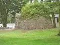 Haggerston Castle. ?Medieval wall possibly of castle