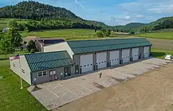 Hamburg Town Hall just north of Chaseburg