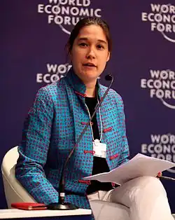 Photograph of Hannah Beach at the World Economic Forum on East Asia in 2012