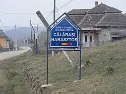 Entrance sign to Călărași